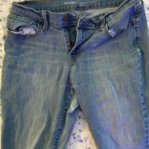 Old navy size 10 jeans curvy